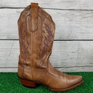 NOCONA L4016 Western Leather Cowgirl Cowboy boots…